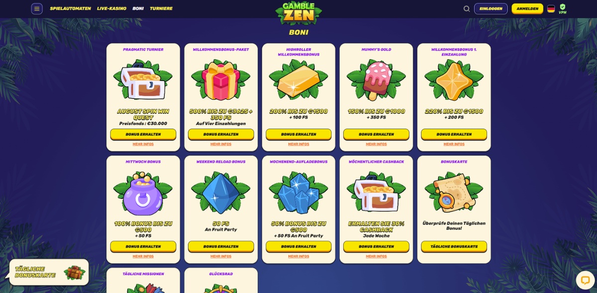 Gamblezen Casino Boni Luxemburg.